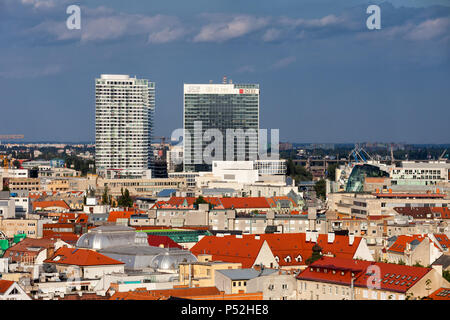 Die Slowakei, Bratislava, Blick über die Hauptstadt, Stadt, cityscape Stockfoto