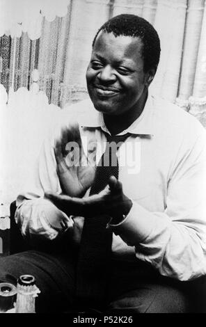 Kanadische Jazzpianist und Komponist Oscar Peterson. Stockfoto