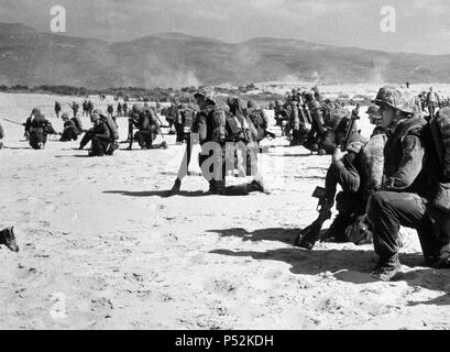 US-Marines in Beirut. 1958 Libanon Krise. Stockfoto