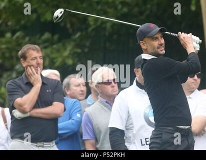 BMW PGA Championship - morgens an der Wentworth Golf Club bietet: Pep Guardiola Wo: Wentworth, Großbritannien Wann: 23. Mai 2018 Credit: WENN Stockfoto