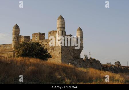 In der Ukraine. Die autonome Republik Krim. Yeni-Kale Festung, erbaut von den Osmanischen Türken, 1699-1706, unter der Leitung von Goloppo. In der Nähe von Kertsch. Stockfoto
