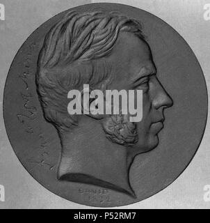 FRANCISCO ESPOZ Y MINA 1781-1836 - ALLGEMEINE ESPAÑOL. Lage: MUSEO ROMANTICO - NUMISMATICA, MADRID, SPANIEN. Stockfoto