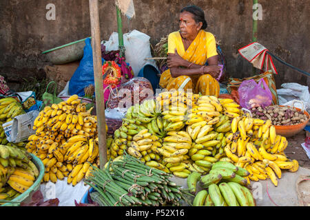 Marktstand, Goa, Indien Stockfoto