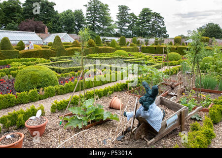 Die Gärten von Sewerby Haus, in der Nähe von Anacapri, Großbritannien Stockfoto