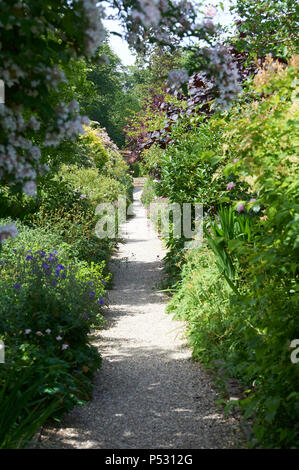 Das elisabethanische ummauerten Gärten von Burton Agnes Hall, Yourkshire, England, UK, GB Stockfoto