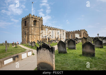 Die Kirche der Heiligen Maria, Whitby, Großbritannien Stockfoto