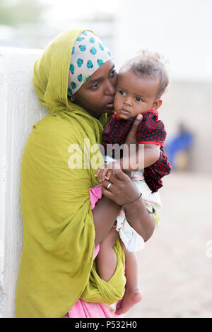 Kakuma, Kenia - Neuankömmlinge in der Registration Center Kakuma. Stockfoto