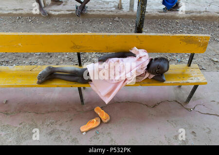 Kakuma, Kenia - mütterliche Geburt Station der Johanniter Auslandshilfe im Flüchtlingslager Kakuma. Stockfoto