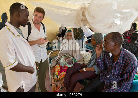 Kakuma, Kenia - mütterliche Geburt Station der Johanniter Auslandshilfe im Flüchtlingslager Kakuma. Stockfoto