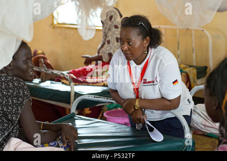 Kakuma, Kenia - mütterliche Geburt Station der Johanniter Auslandshilfe im Flüchtlingslager Kakuma. Stockfoto