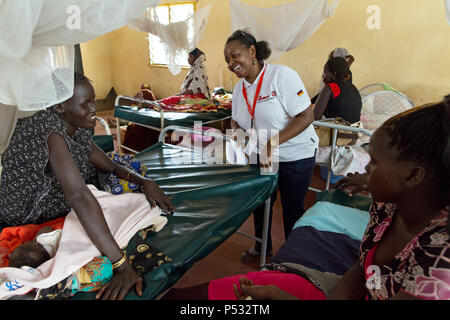 Kakuma, Kenia - mütterliche Geburt Station der Johanniter Auslandshilfe im Flüchtlingslager Kakuma. Stockfoto