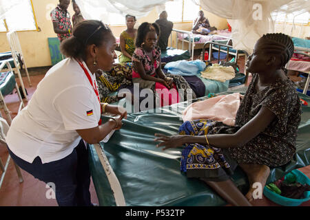 Kakuma, Kenia - mütterliche Geburt Station der Johanniter Auslandshilfe im Flüchtlingslager Kakuma. Stockfoto