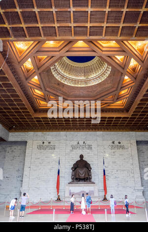 Chiang Kai-shek, der Freiheit, der Demokratie, der Freiheit, Plaza, Taipei, Taipei City, Taiwan, Stadt, Insel, Republik China, ROC, China, Chinesisch, Taiwanesisch, Asien, Asiatisch, Stockfoto