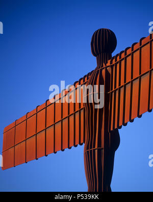 Nahaufnahme der Engel des Nordens, Tyne und Wear, England Stockfoto