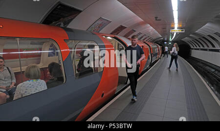 Glasgow Kelvingrove U-Bahn, SPT U-Bahn, Stadtzentrum, Bahnhof/Eisenbahn, Strathclyde, Schottland, Großbritannien Stockfoto