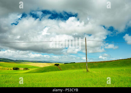 Landschaft Landschaften im Val d'Agri, Basilicata, Italien Stockfoto