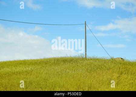 Landschaft Landschaften im Val d'Agri, Basilicata, Italien Stockfoto