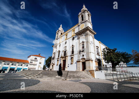 Nossa Senhora do Carmo Kirche in Faro. Stockfoto