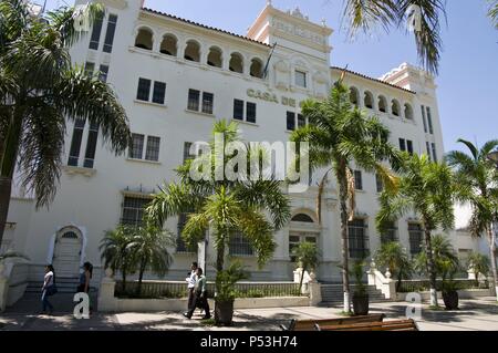 Bolivien. Santa Cruz Stadt. Die Regierung schloss Auf dem Platz September 24. . Stockfoto