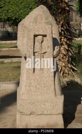 Ägypten. Memphis. Mit Rahina Open Air Museum. Skulptur. Stockfoto