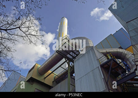 Deutschland, Nordrhein-Westfalen Müllverbrennungsanlage Oberhausen Stockfoto
