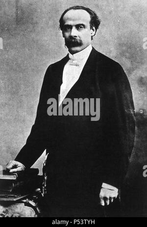 José Manuel Balmaceda (1838-1891). Político chileno. Presidente de la República entre 1886 y 1891. Stockfoto