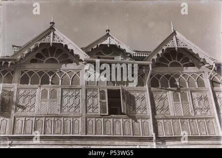 In harar Äthiopien Afrika in der Altstadt das Haus des berühmten Dichters Stockfoto