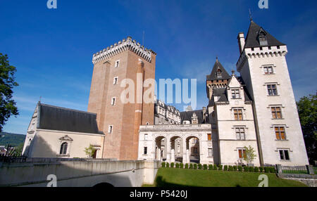 Mittelalterliches Schloss von Pau, Pyrenees Atlantiques, Aquitaine, Frankreich Stockfoto