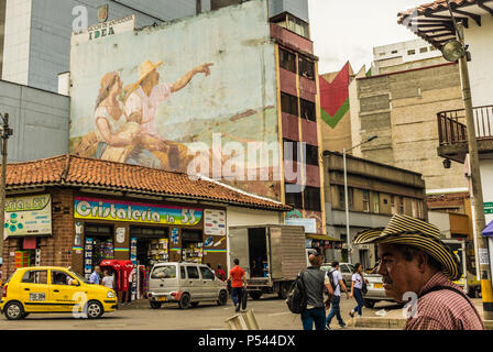 Typische Medellin Kolumbien Stockfoto