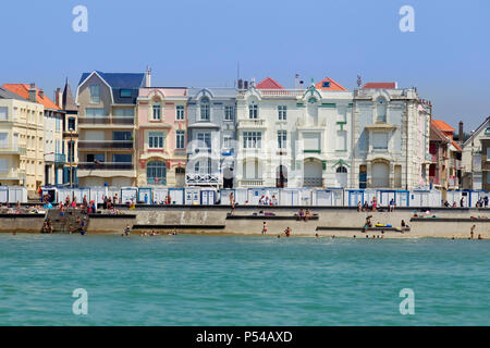 Boulogne-sur-Mer (Frankreich), entlang der "Côte d'Opale" Küste. Die Waterfront Stockfoto