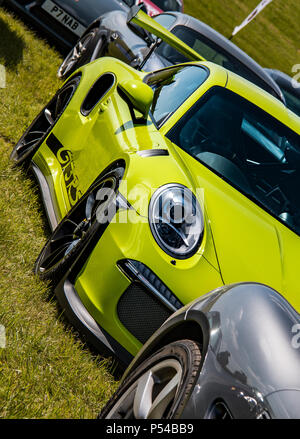 Ein Porsche 911 GT3 RS Sportwagen. Stockfoto