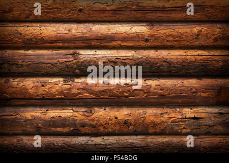 Holz Wand Zaun close-up. Stockfoto