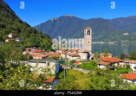 Osteno kleines Dorf am Luganer See, Italien Stockfoto