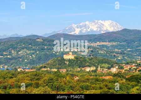 Rocca di Angera am Lago Maggiore in Italien Stockfoto