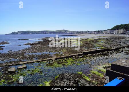 Die Douglas Bay aus Derby Castle Douglas Isle of Man Stockfoto