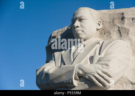 Das Martin Luther King Jr. Memorial im West Potomac Park in der Nähe der National Mall in Washington, DC, USA. Stockfoto