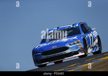 Sonoma, Kalifornien, USA. 22. Juni, 2018. Ricky Stenhouse, Jr (17), Praktiken für den TOYOTA/SAVE MART 350 an der Sonoma Raceway in Sonoma, Kalifornien Quelle: Stephen A. Arce/ASP/ZUMA Draht/Alamy leben Nachrichten Stockfoto