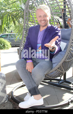 Milka Liebe Houserunning im Motel One Hamburg bietet: Ross Antony, Wo: Hamburg, Deutschland Wann: 24. Mai 2018 Credit: Becher/WENN.com Stockfoto