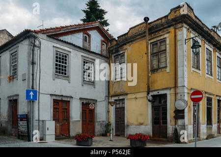 Verfallene Gebäude in Belmonte, Portugal Stockfoto