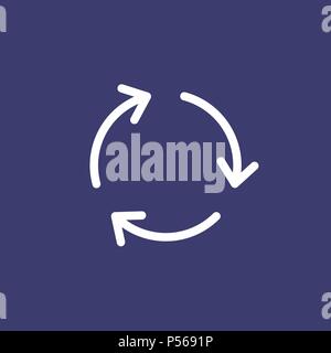 Wind Symbol für einfache Flat Style Wetter ui Design. Stock Vektor