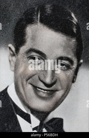 MAURICE CHEVALIER (1888 1972), französischer Schauspieler, Sänger und
