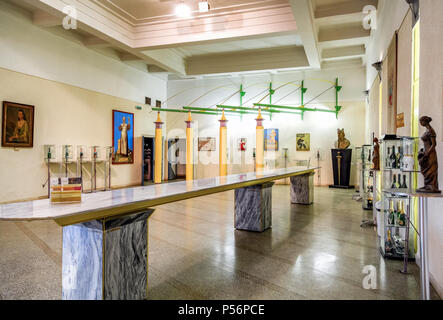 Ungarische Törley Sekt Fabrik. Ausstellungs- und Besucherzentrum. Törley Sekt stammt aus fast 150 Jahren. Stockfoto