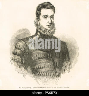 Sir Philip Sidney, englischer Dichter, höfling und Soldat Stockfoto