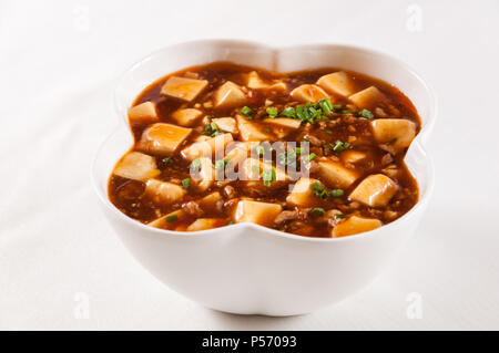 Sichuan Mapo Tofu, chinesisches Essen Stockfoto