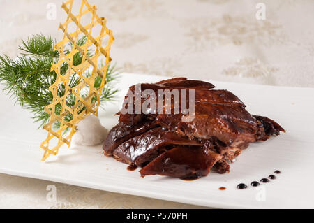 Ente mit Sojasauce Stockfoto