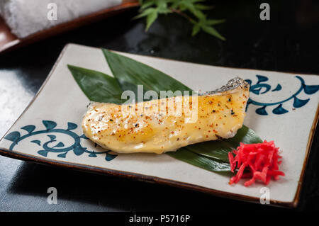 Miso whitebait Filet Stockfoto