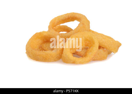 Stapel der Zwiebel Ringe Stockfoto