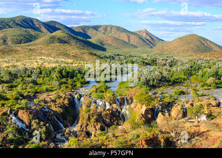 Epupa Wasserfälle, Kunene, Kunene Region, Namibia Stockfoto