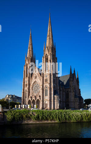 Straßburg, St Paul Kirche, Evangelische Kirche, Neustadt, Europa, Stockfoto