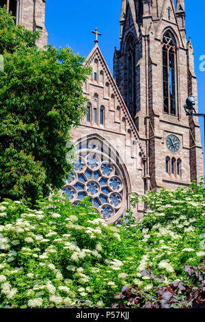 Straßburg, St Paul Kirche, Evangelische Kirche, Neustadt, Europa, Stockfoto